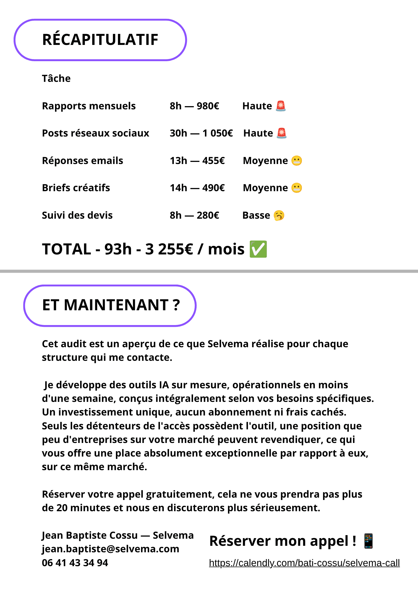 Exemple d'audit Selvema — page 5
